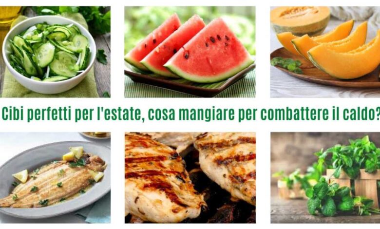 cosa si deve mangiare in estate