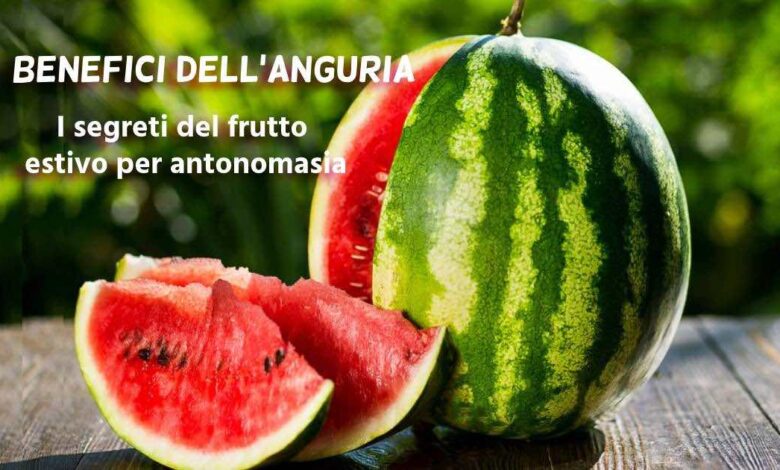 benefici dell'anguria