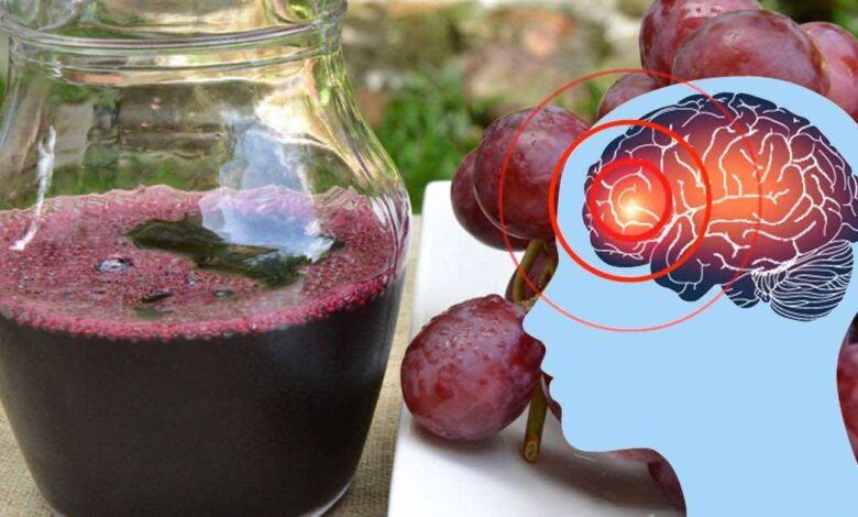succo d'uva emicrania