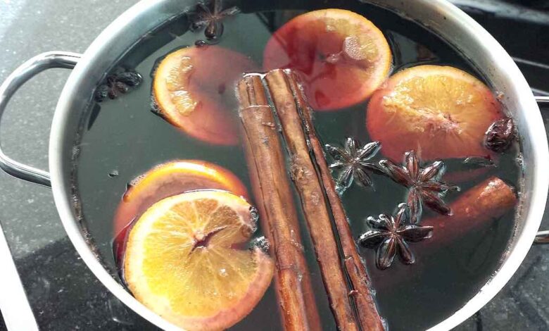 Vino caldo con le spezie
