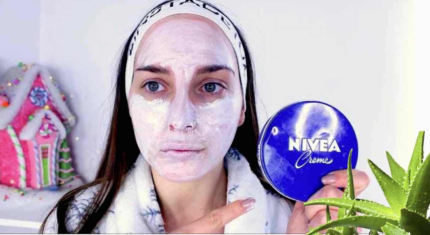 maschera di crema Nivea